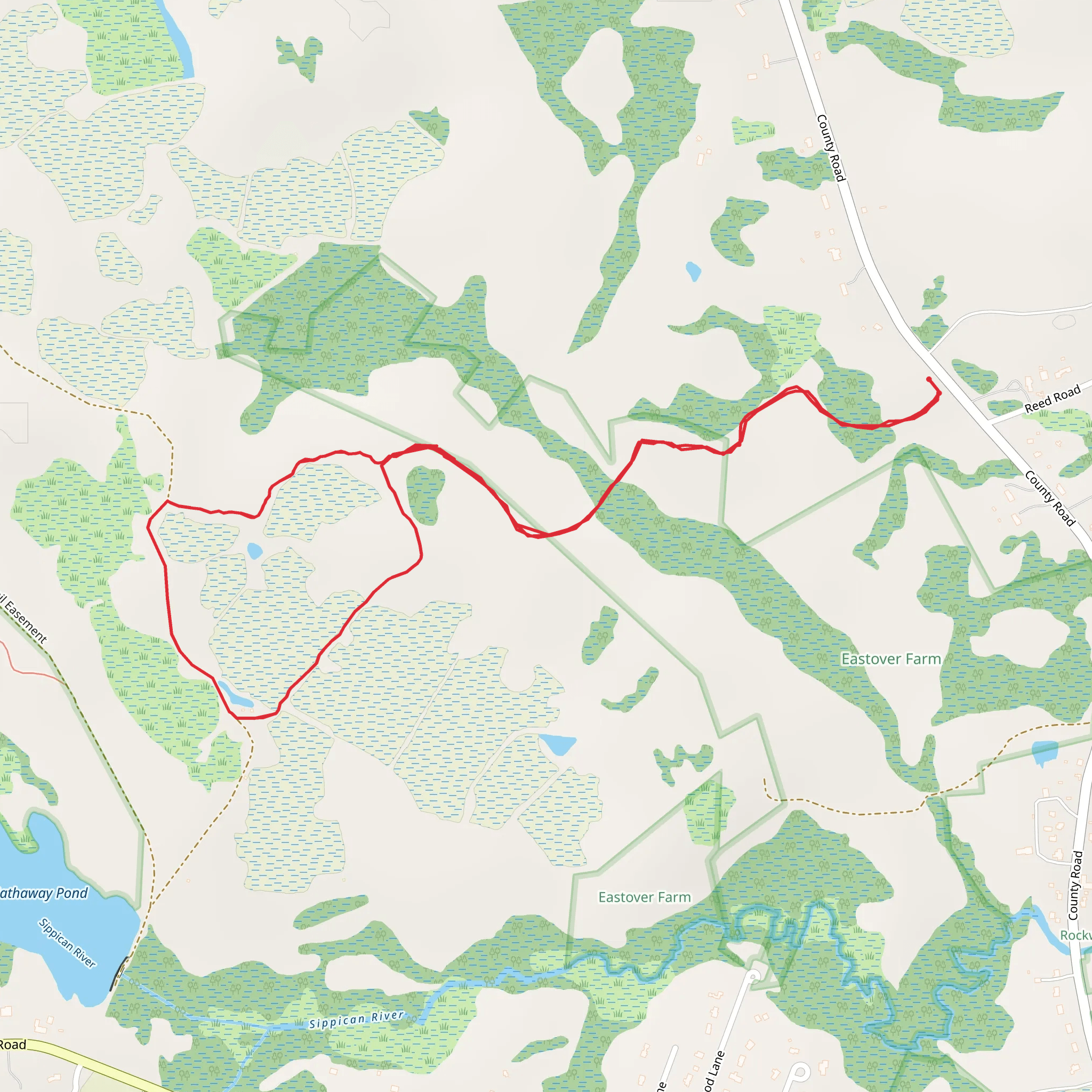 County Road Loop mobile static map