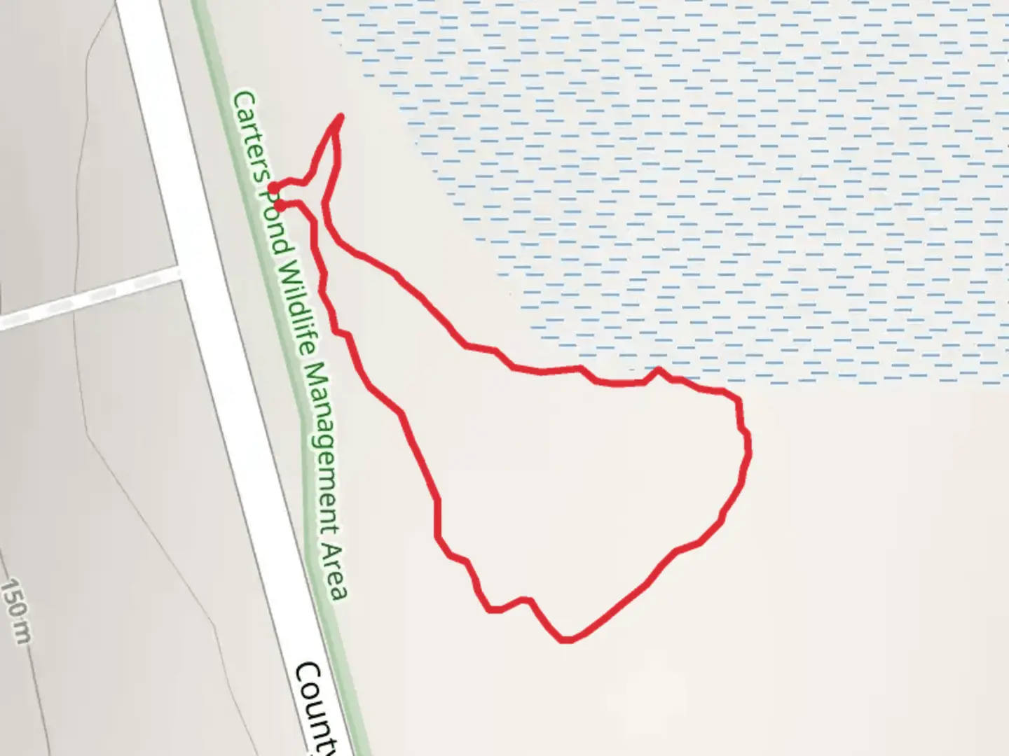 An image depicting the trail County Road 49 Loop and its surrounding area.