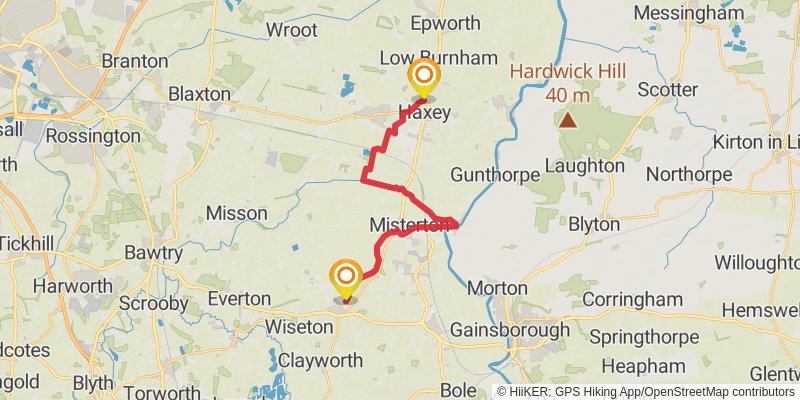 Trent Valley Way stage 6 Map