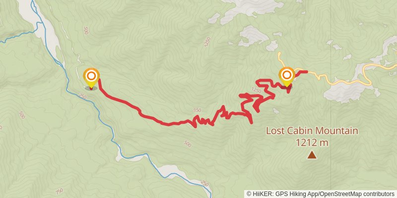 Wolf Creek Trail stage 2 Map