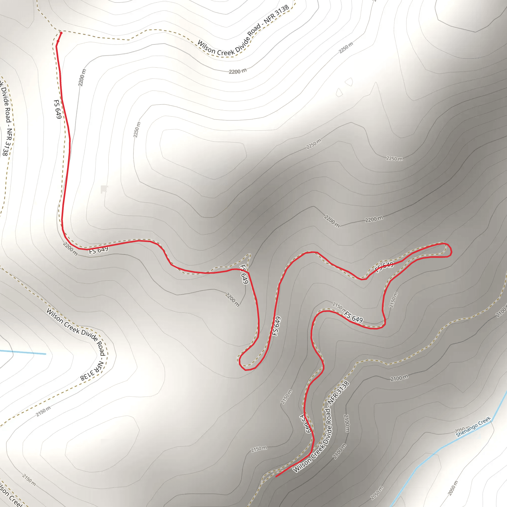 Upper Shenango Trail mobile static map
