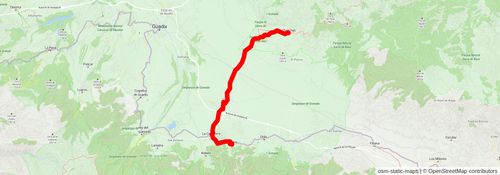 GR 7 - Andalucia stage 23 Map