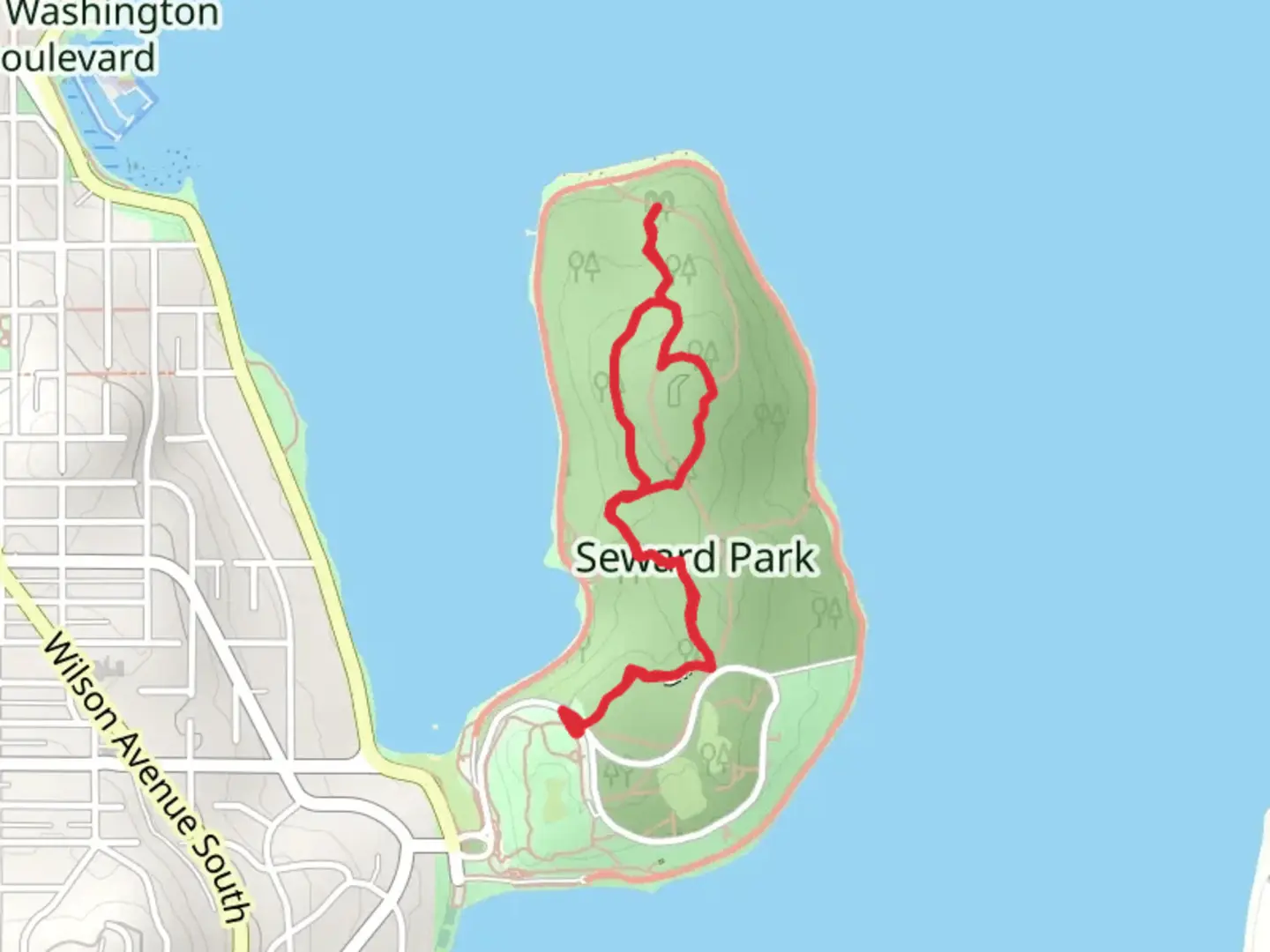 An image depicting the trail Erratic Trail and Windfall Trail and its surrounding area.