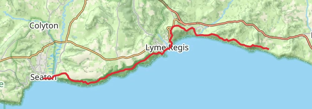South West Coast Path stage 45 Map