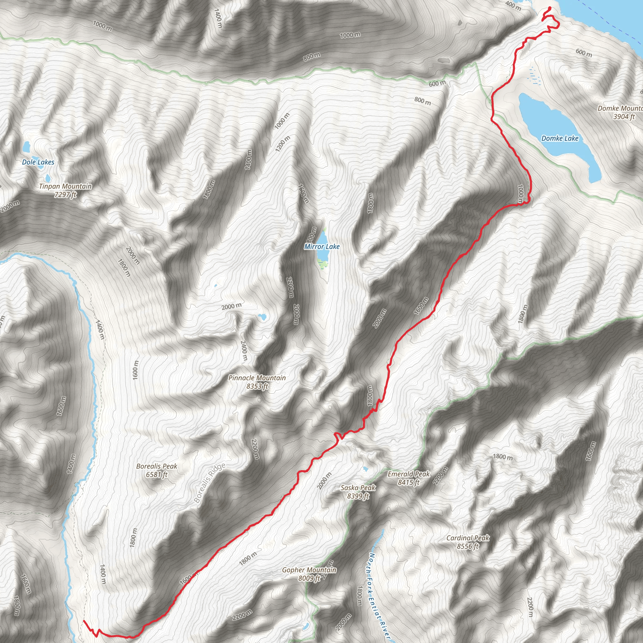Emerald Park Trail mobile static map