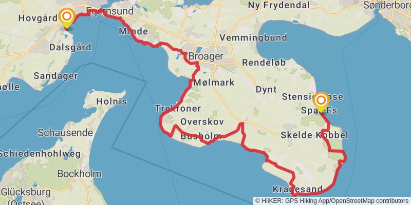 Gendarmstien stage 3 Map