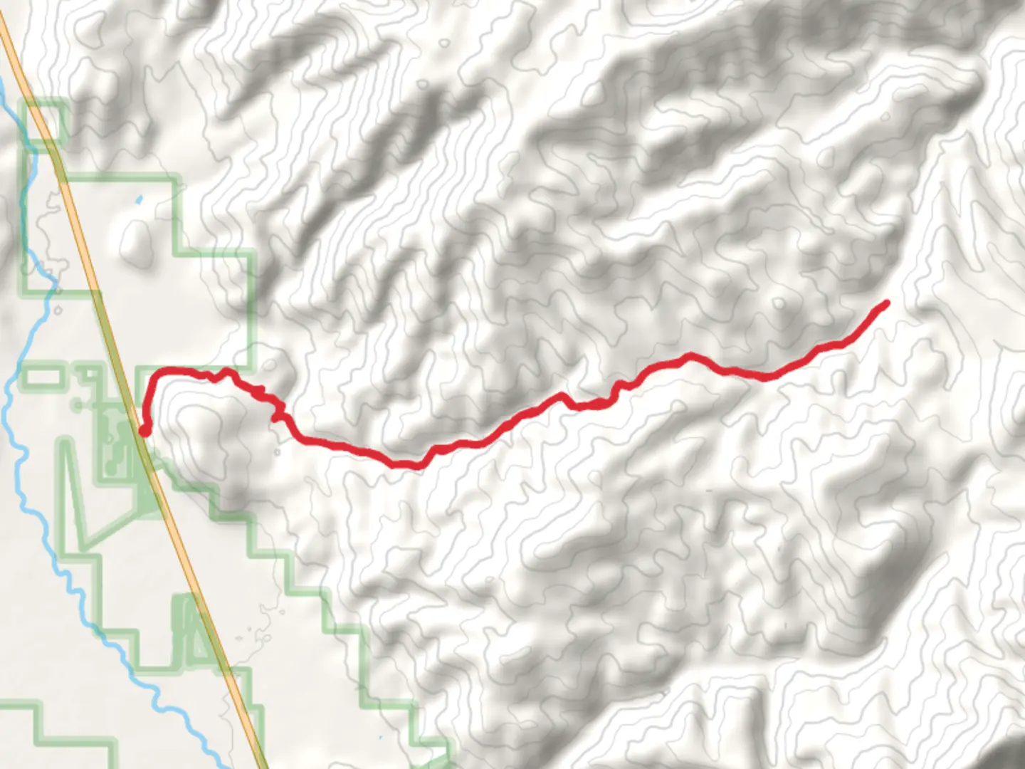 An image depicting the trail Headwaters Lane - Williams Creek and its surrounding area.