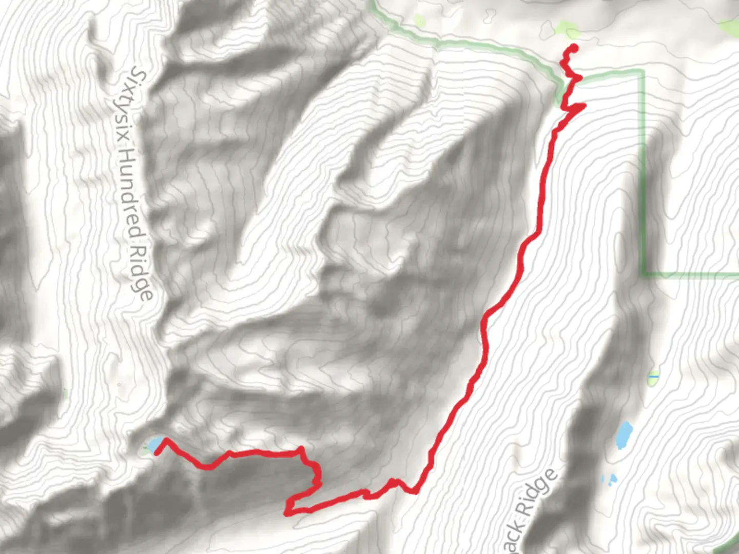 An image depicting the trail Cradle Lake via Jack Creek Trail and its surrounding area.