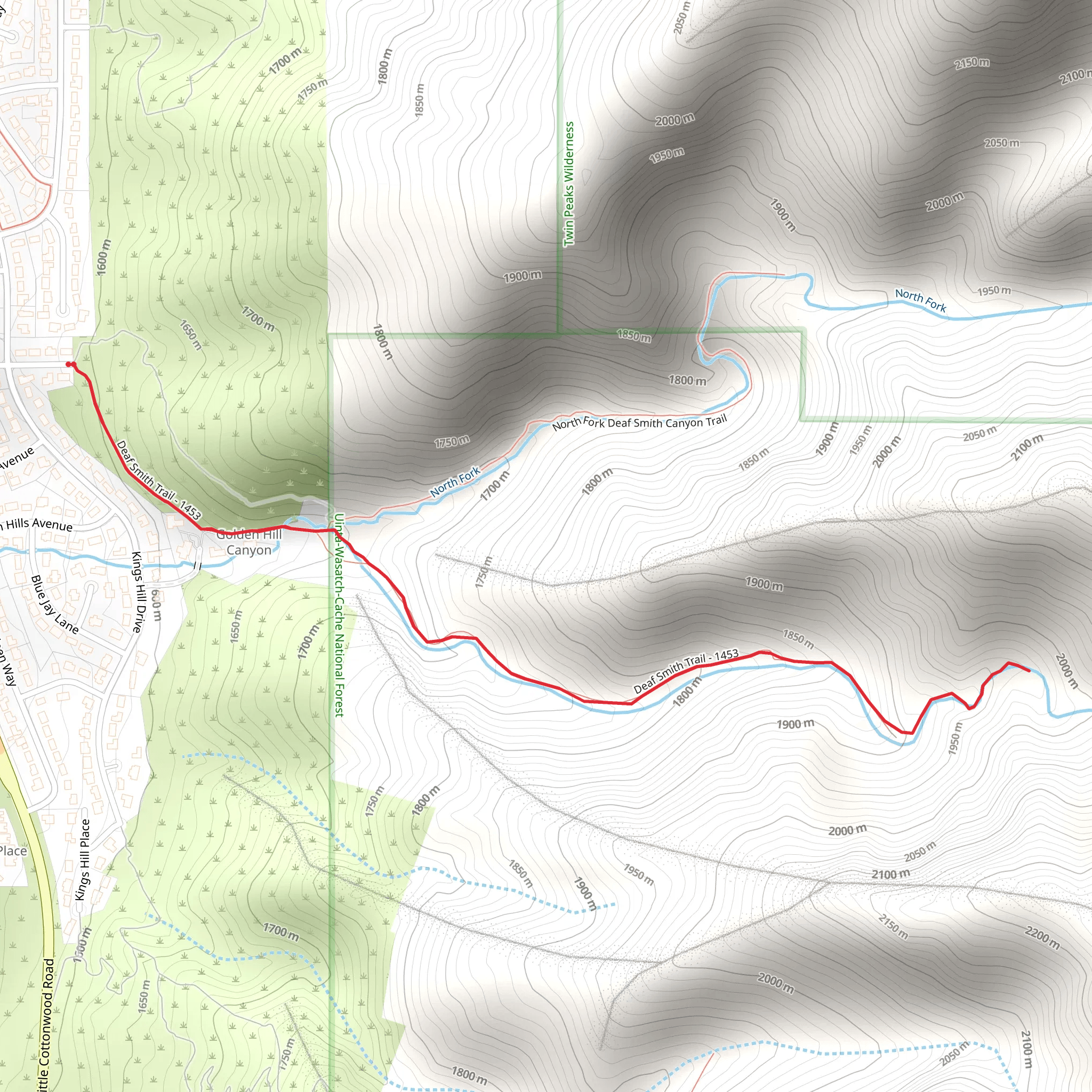 Deaf Smith Trail mobile static map