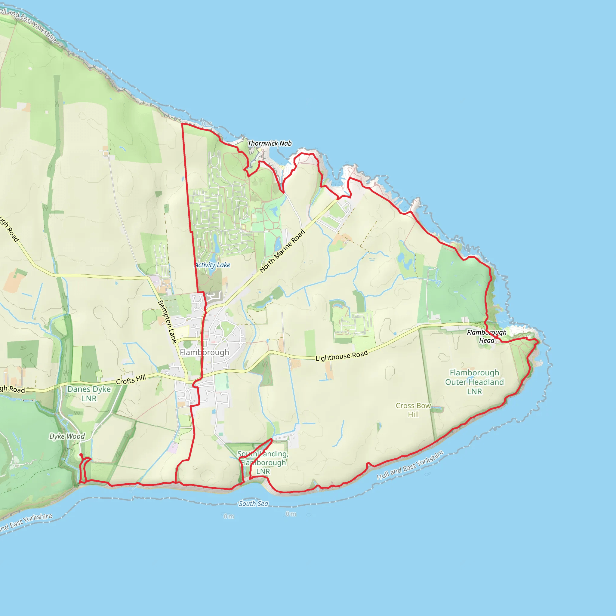 Flamborough Loop mobile static map