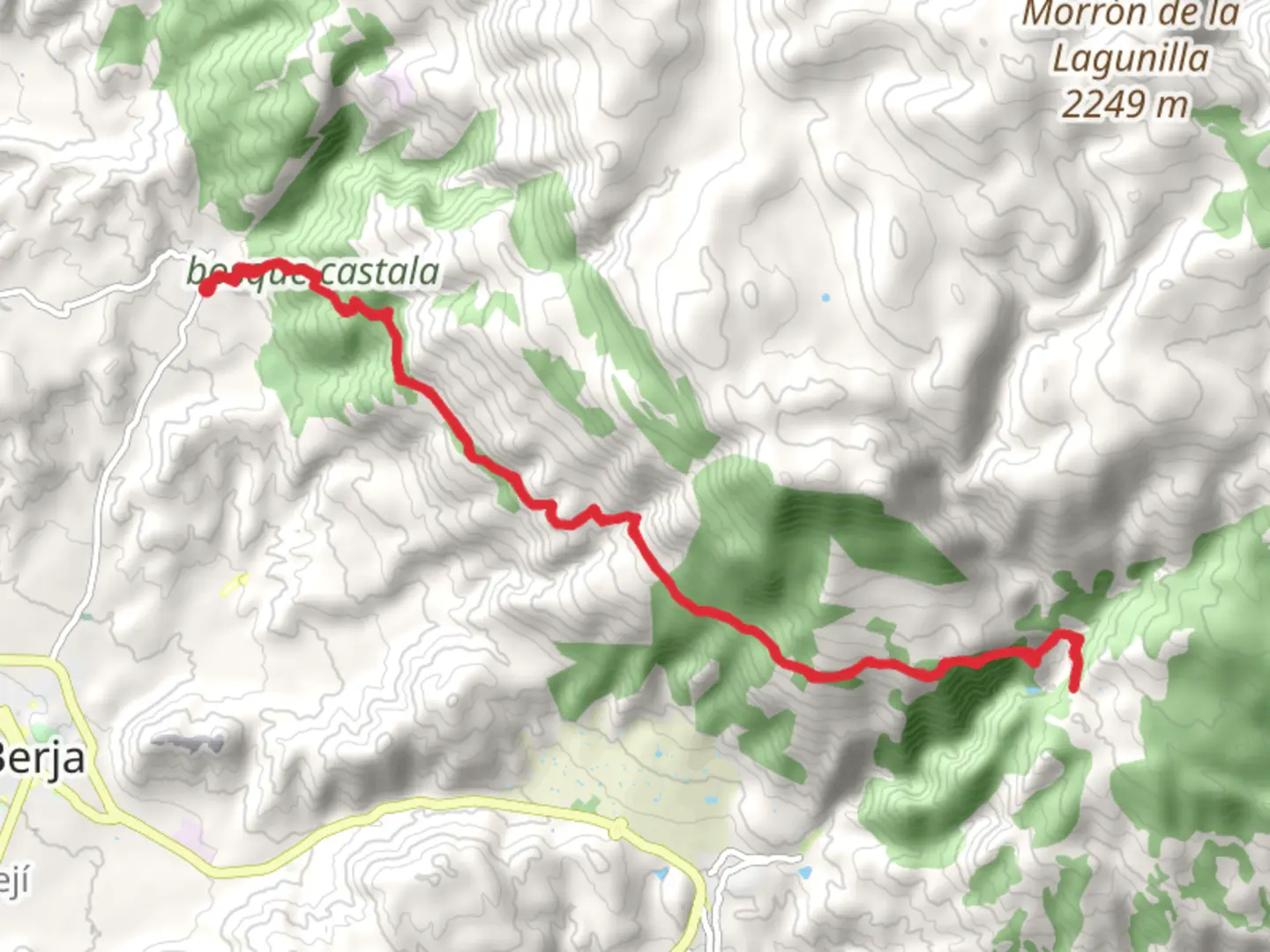 An image depicting the trail Castala Trail and its surrounding area.
