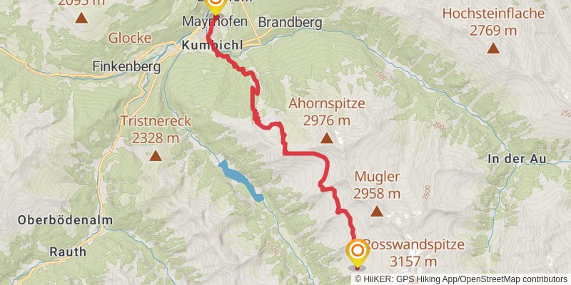 Berlin High Trail stage 6 Map