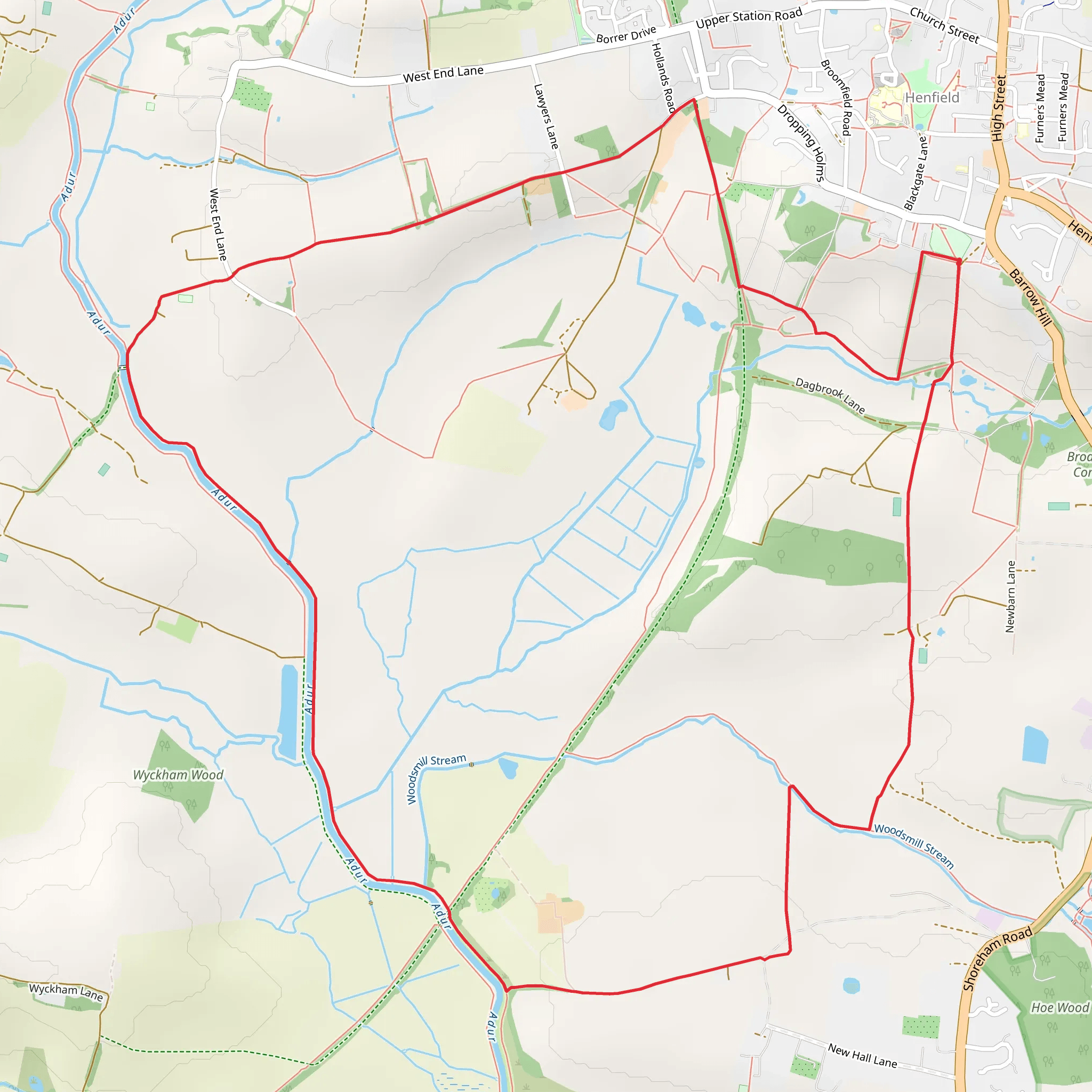 Spring Hill Loop mobile static map