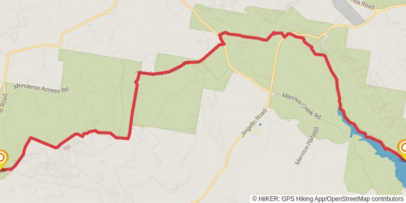 Hume And Hovell Track stage 15 Map