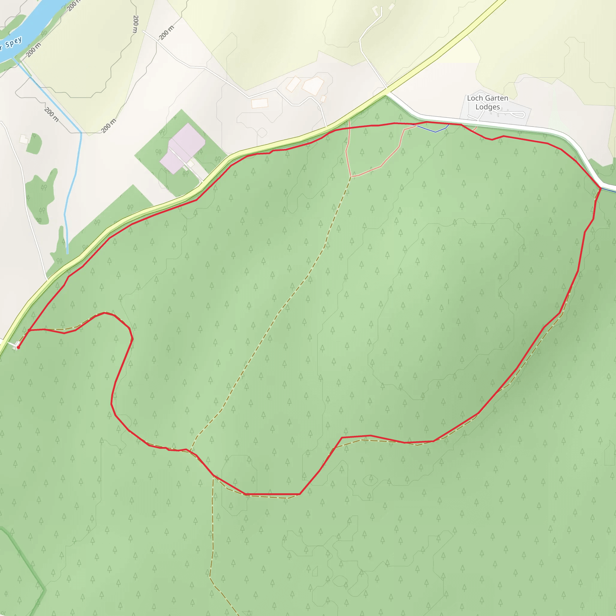 Garten Woods Walk mobile static map