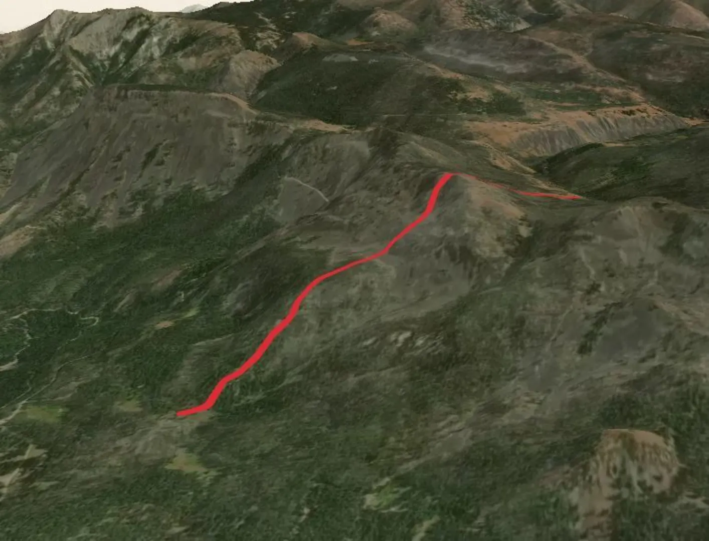 An image depicting the trail North Table Trail and its surrounding area.