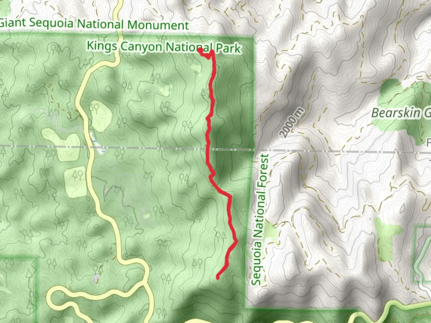 An image depicting the trail Park Ridge Trail and its surrounding area.