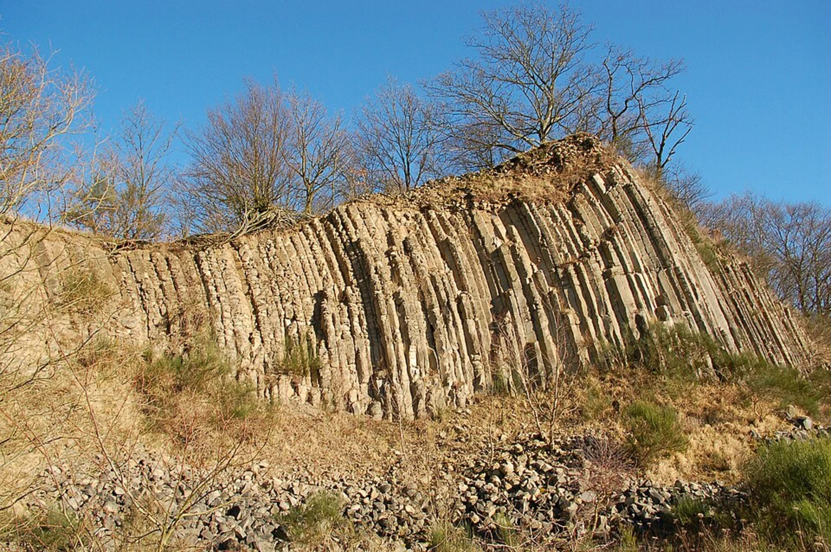 An image depicting the trail Hummelsberg and Mehringer Berg Loop and its surrounding area.