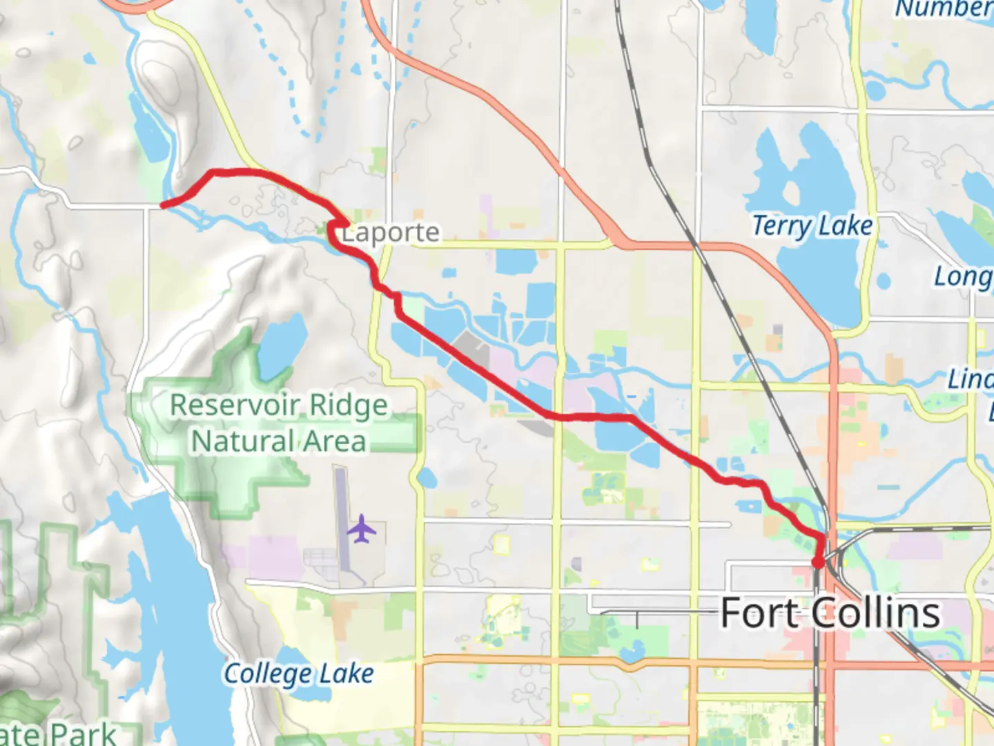 An image depicting the trail Pleasant Valley Trail and its surrounding area.