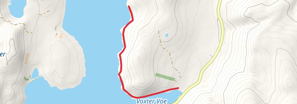 Coastal Walk of Shetland - East stage 17 Map