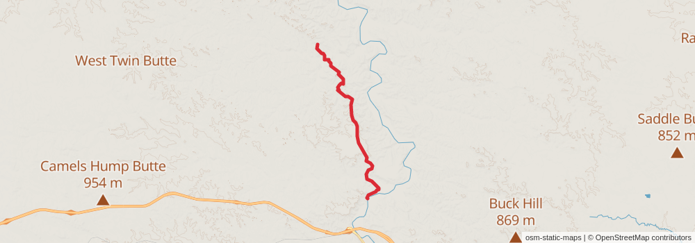 American Perimeter Trail - North Country Primary stage 256 Map