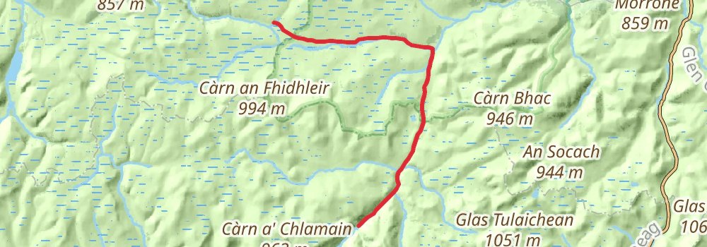 Scottish National Trail stage 22 Map