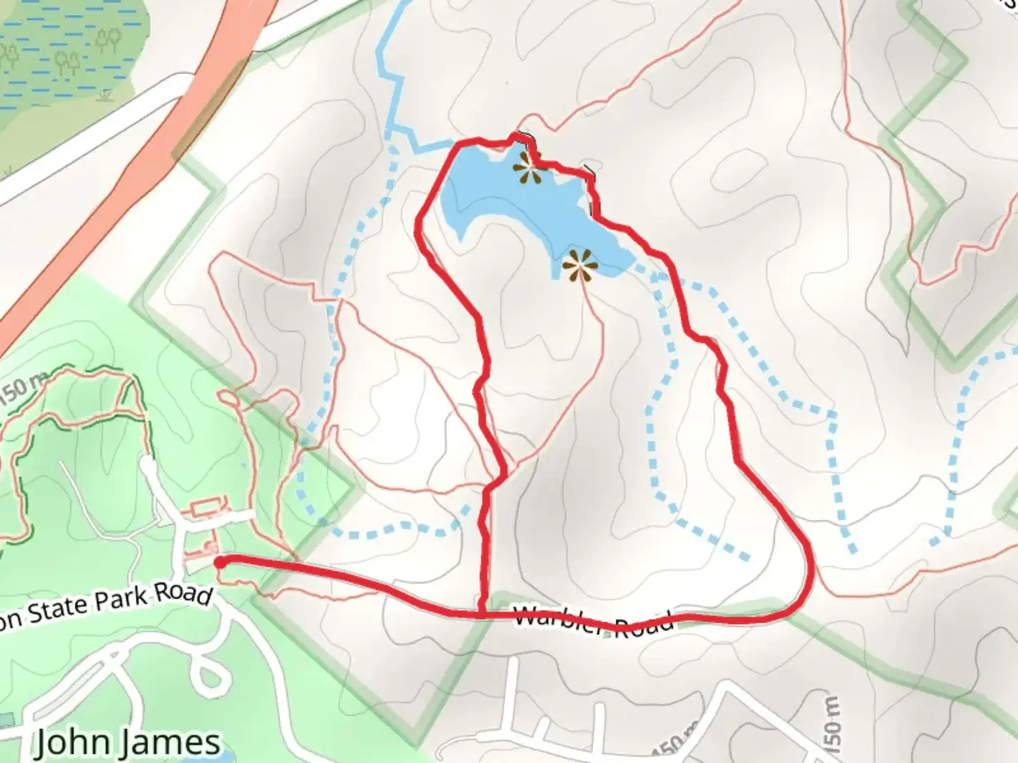 An image depicting the trail Wilderness Lake Loop and its surrounding area.