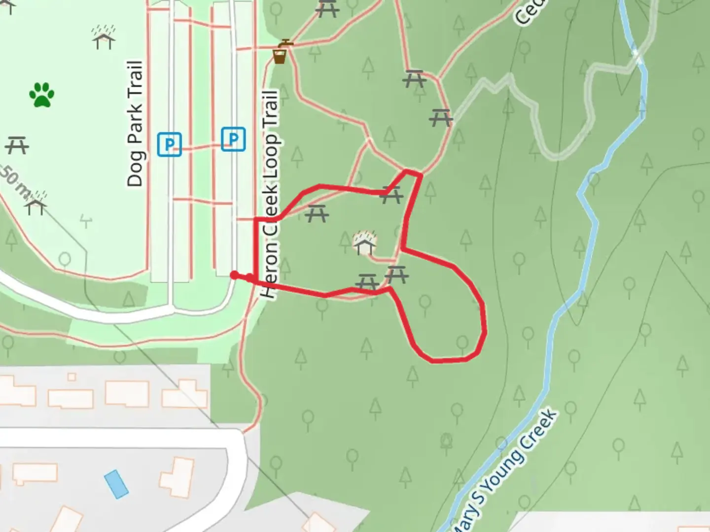 An image depicting the trail Nature Loop Trail and its surrounding area.