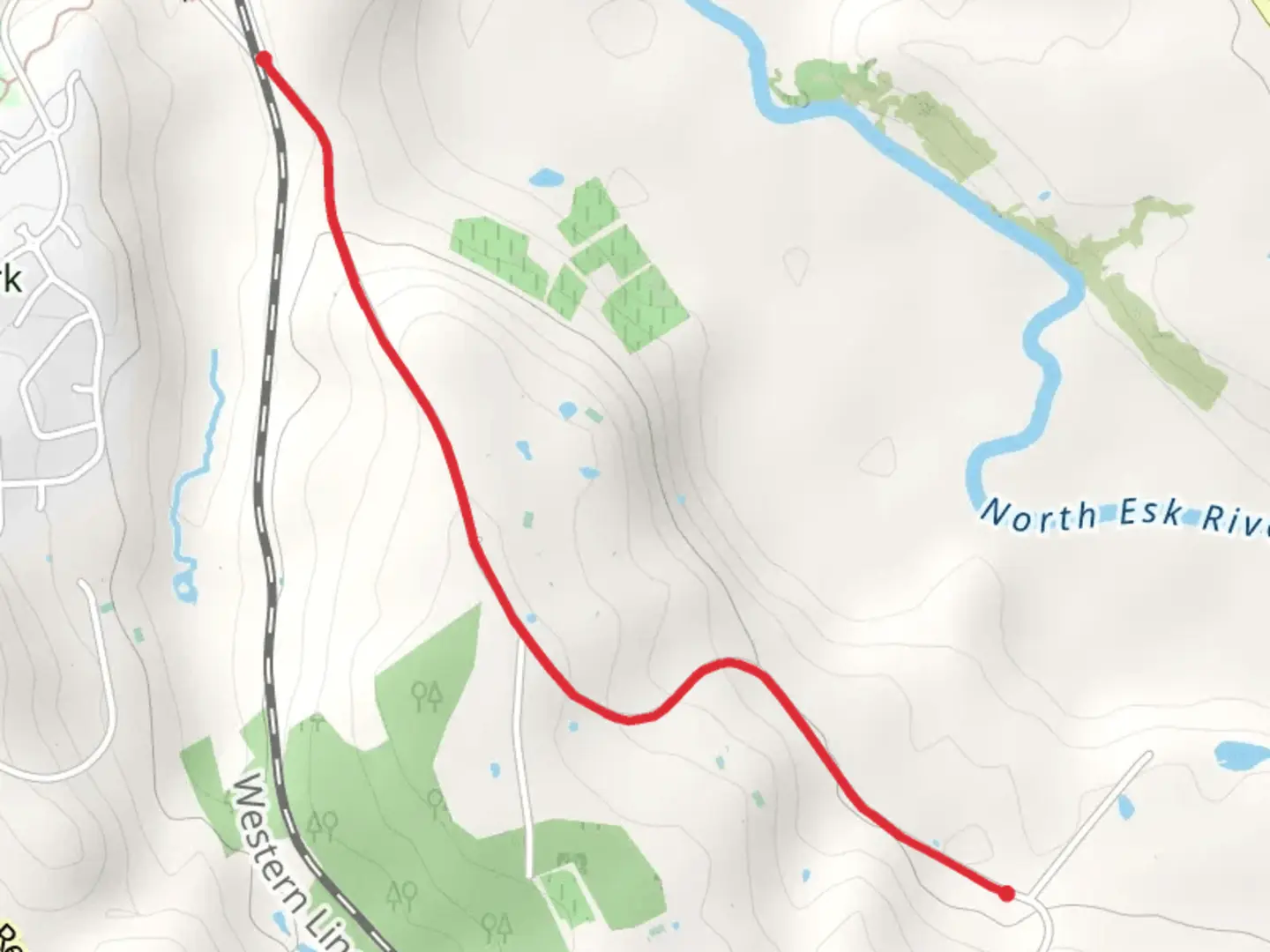 An image depicting the trail Glenwood Trail and its surrounding area.