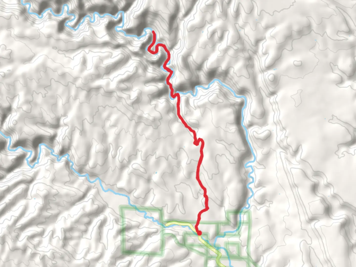 An image depicting the trail Middle Fork Gila River via CDT and its surrounding area.