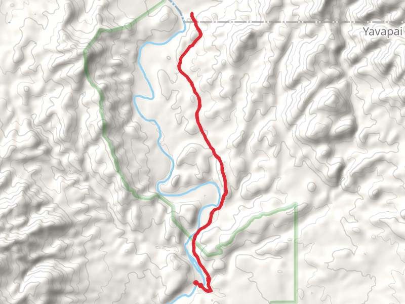 Wet Bottom Creek via Verde River Trail