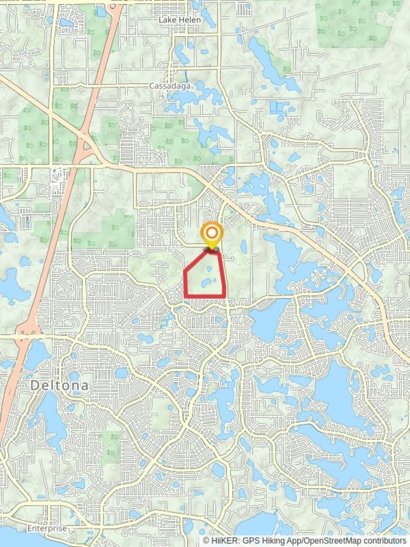 An image depicting the trail Lyonia - Boundary Loop Trail - Lyonia Preserve and its surrounding area.