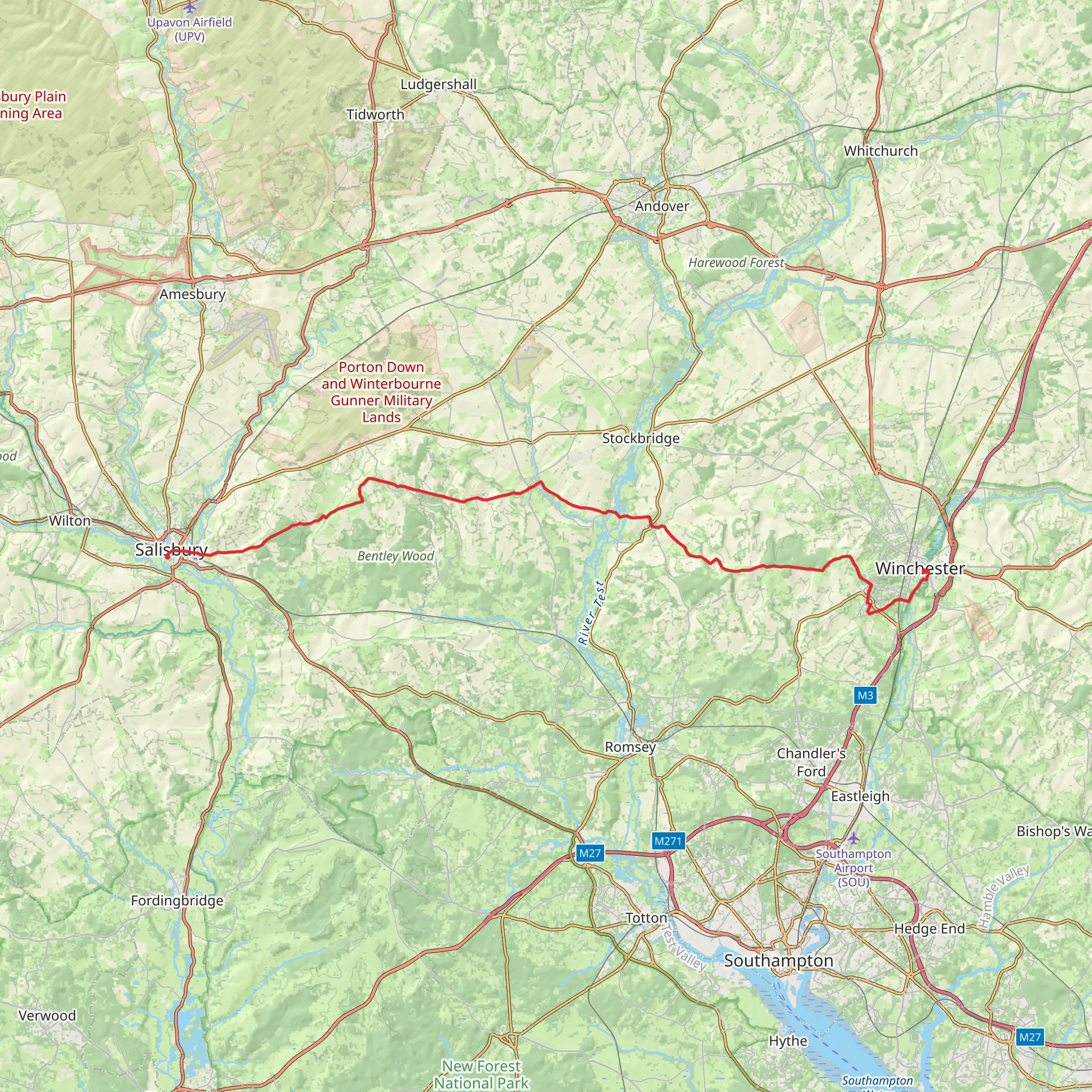 Clarendon Way mobile static map