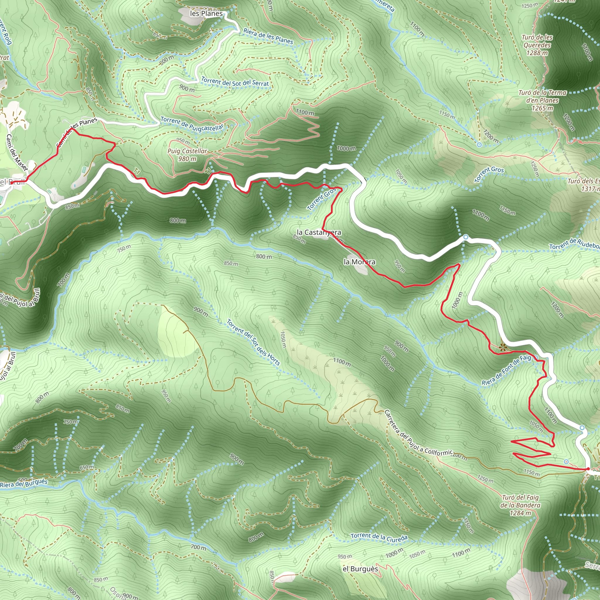 From Brull to Collformic SL C 85 mobile static map