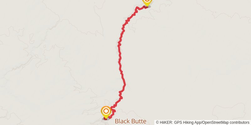 Ultra Pedestrian North Loop stage 86 Map