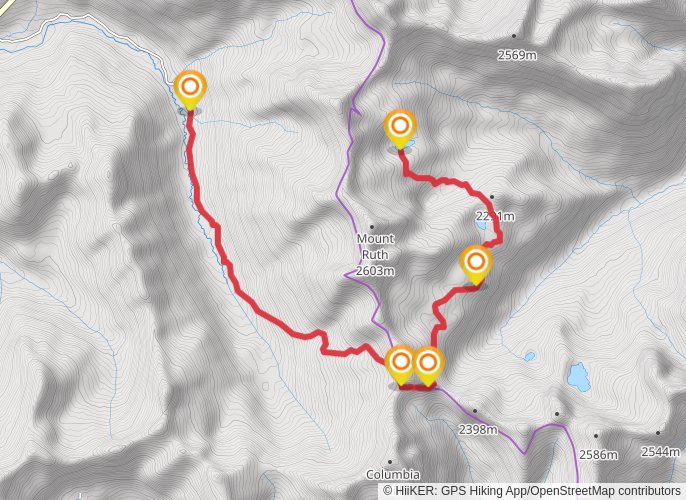 Lost Lake #3 mobile static map