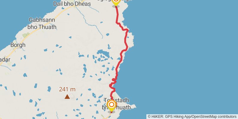 Hebridean Way stage 16 Map