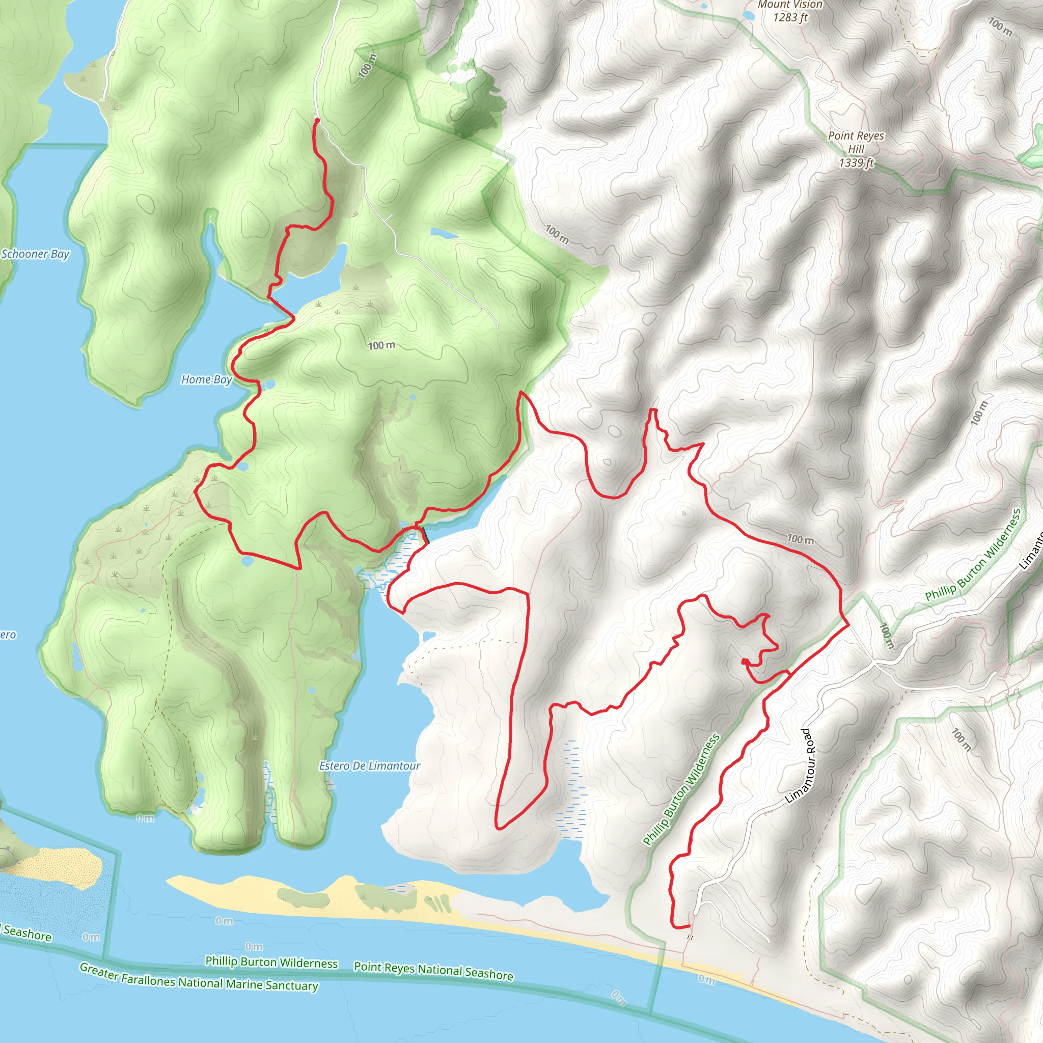 Estero Trail mobile static map