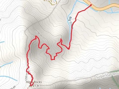 High Rocks via Appalachian Trail