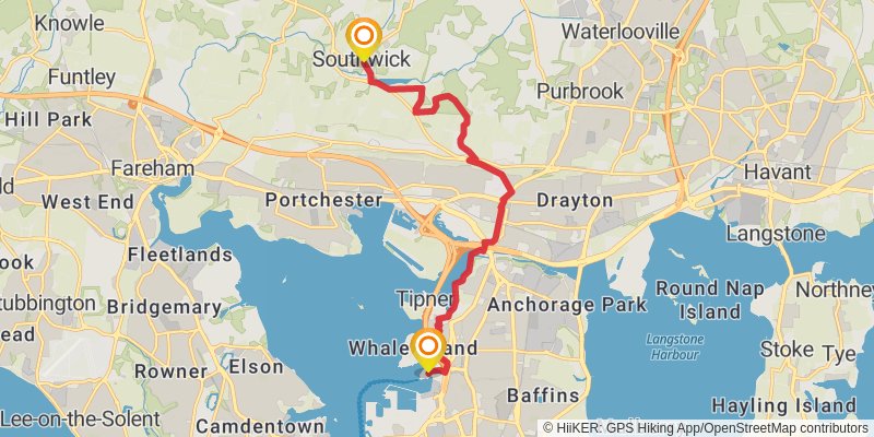 Pilgrims Trail stage 3 Map