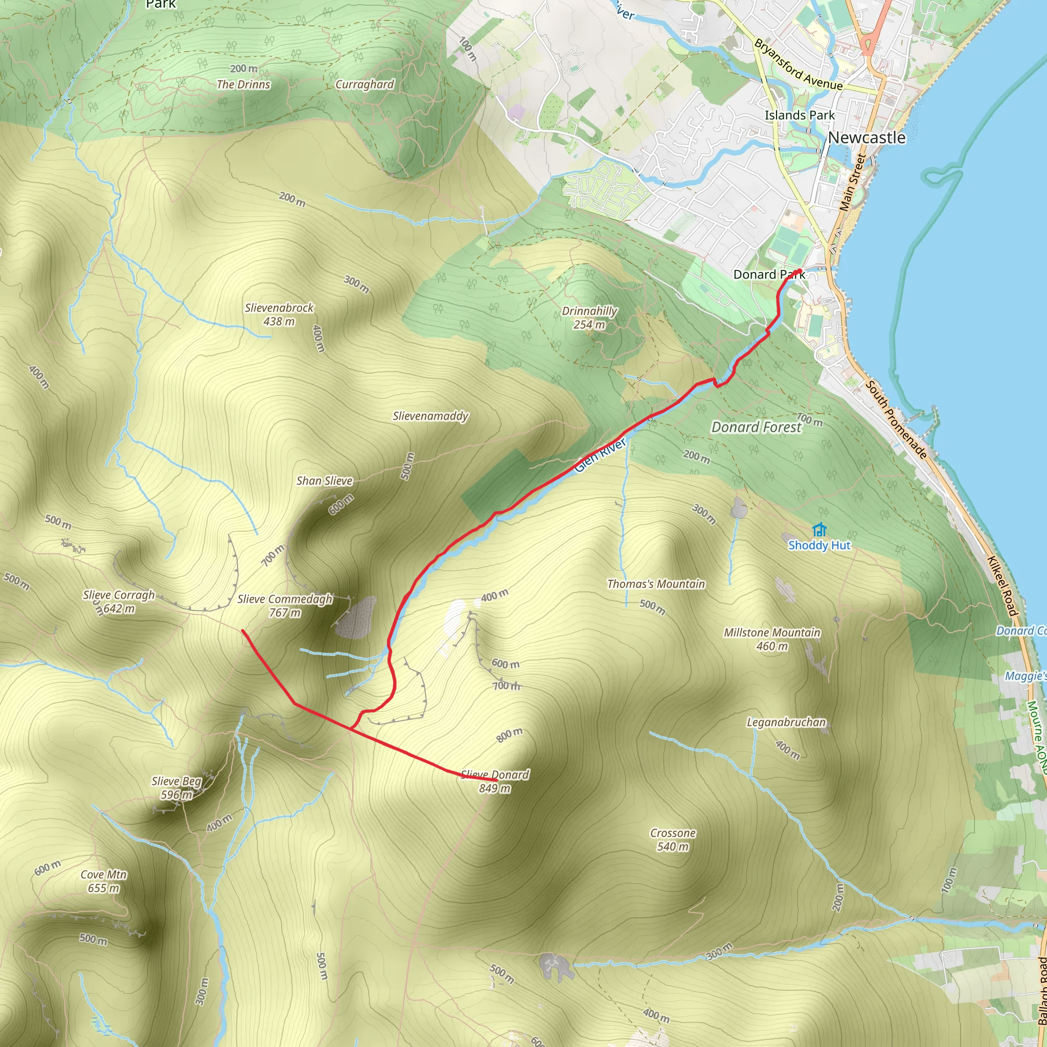 Glen River mobile static map