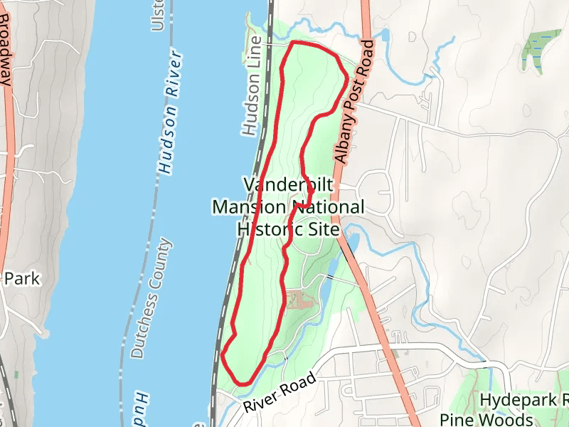 Vanderbilt Mansion National Historic Site Loop