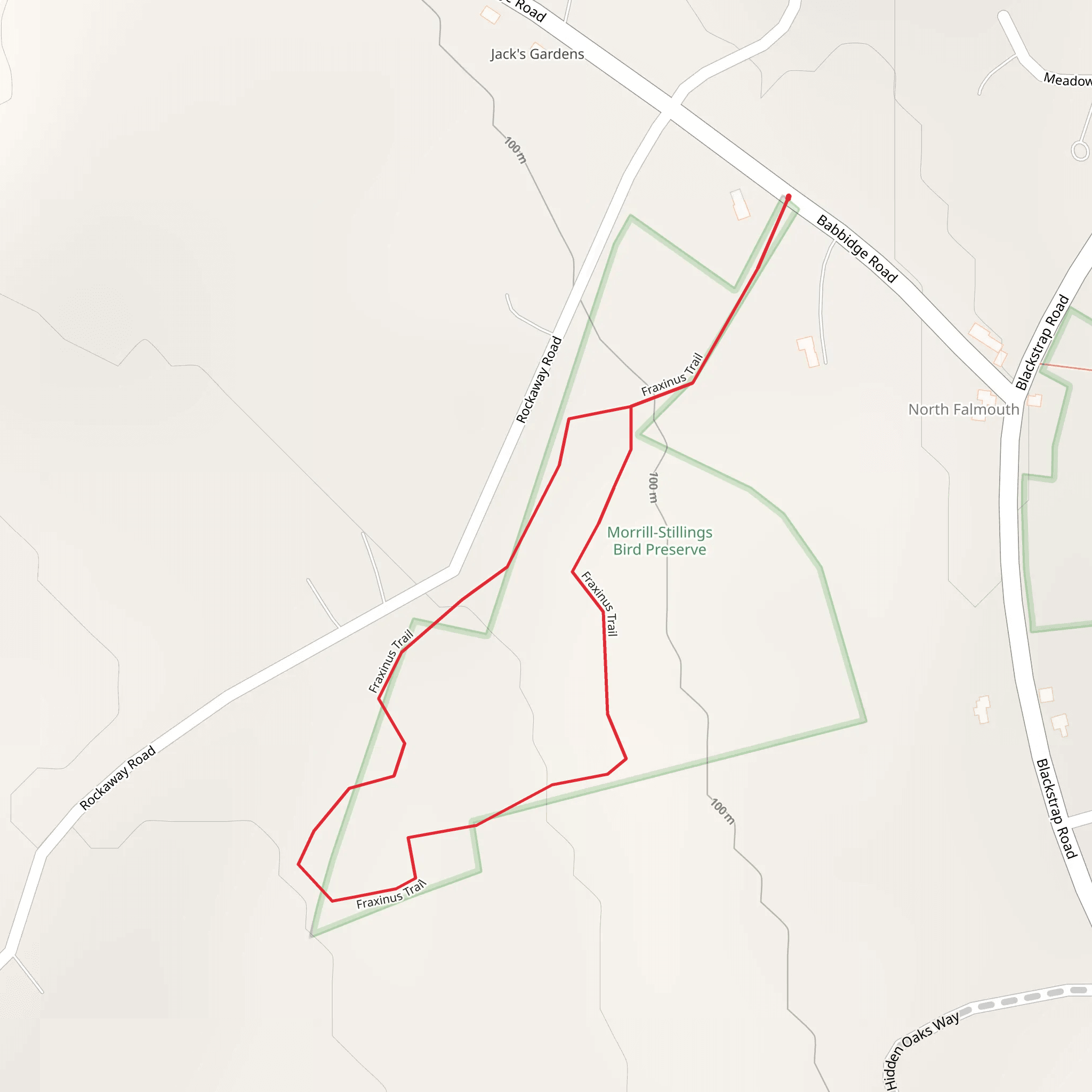 Fraxinus Trail Loop mobile static map