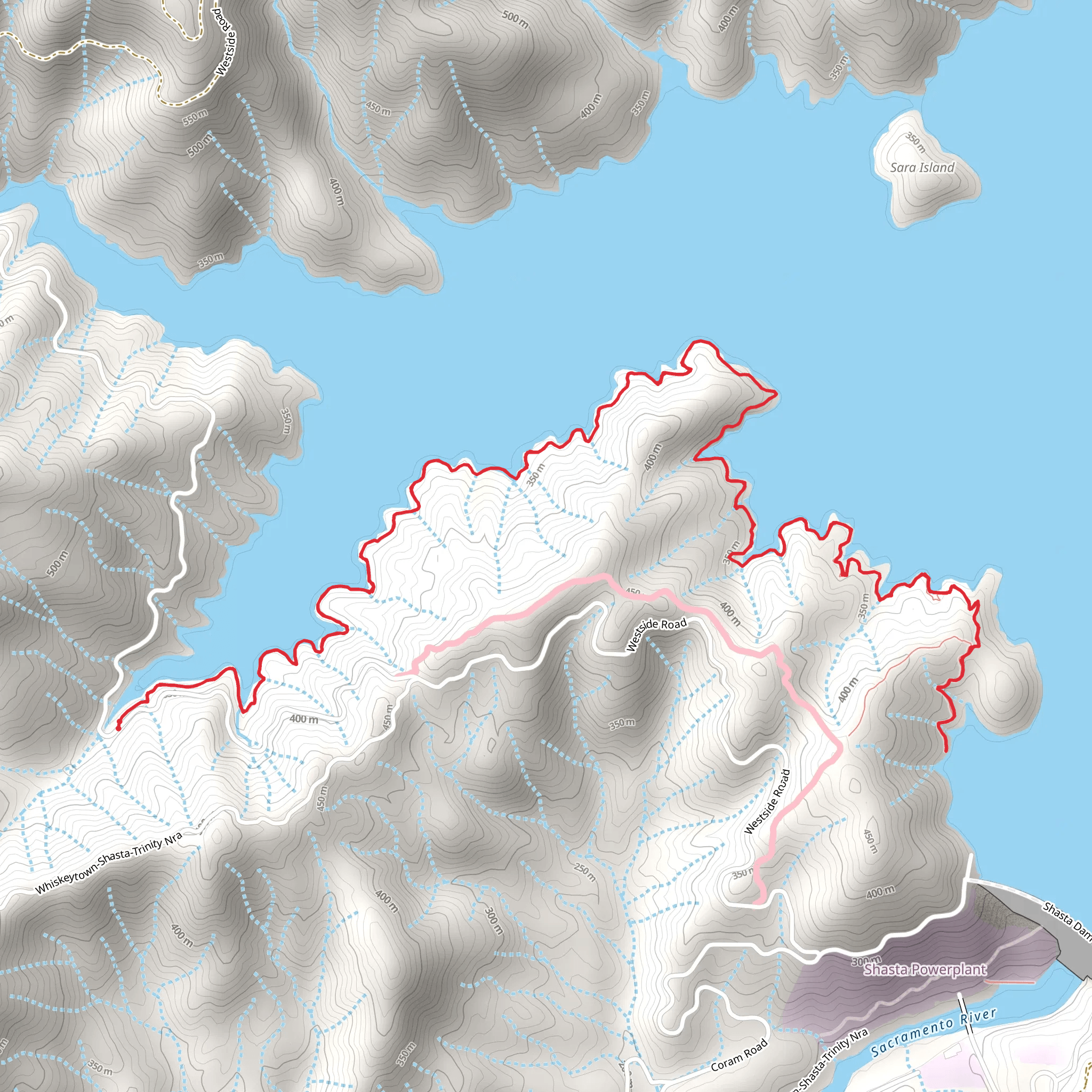 Dry Fork Creek Trail mobile static map