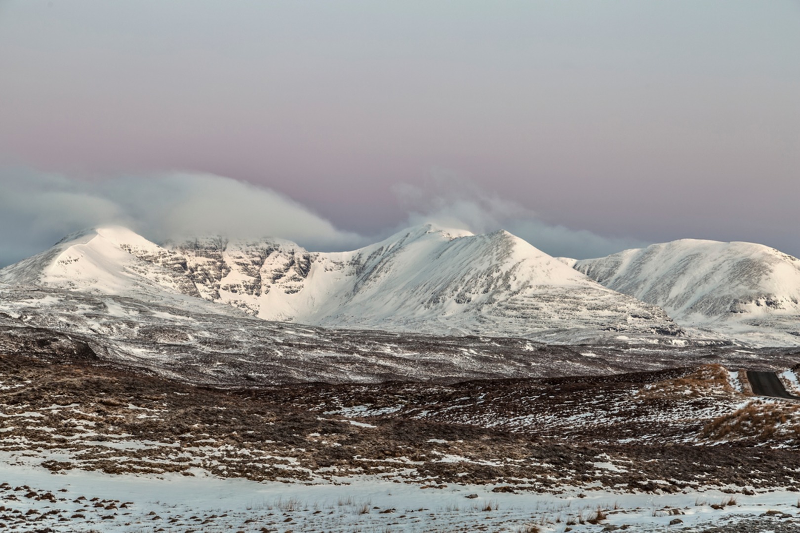 An image depicting the trail Sgùrr Fiona Trail - An Teallach and its surrounding area.
