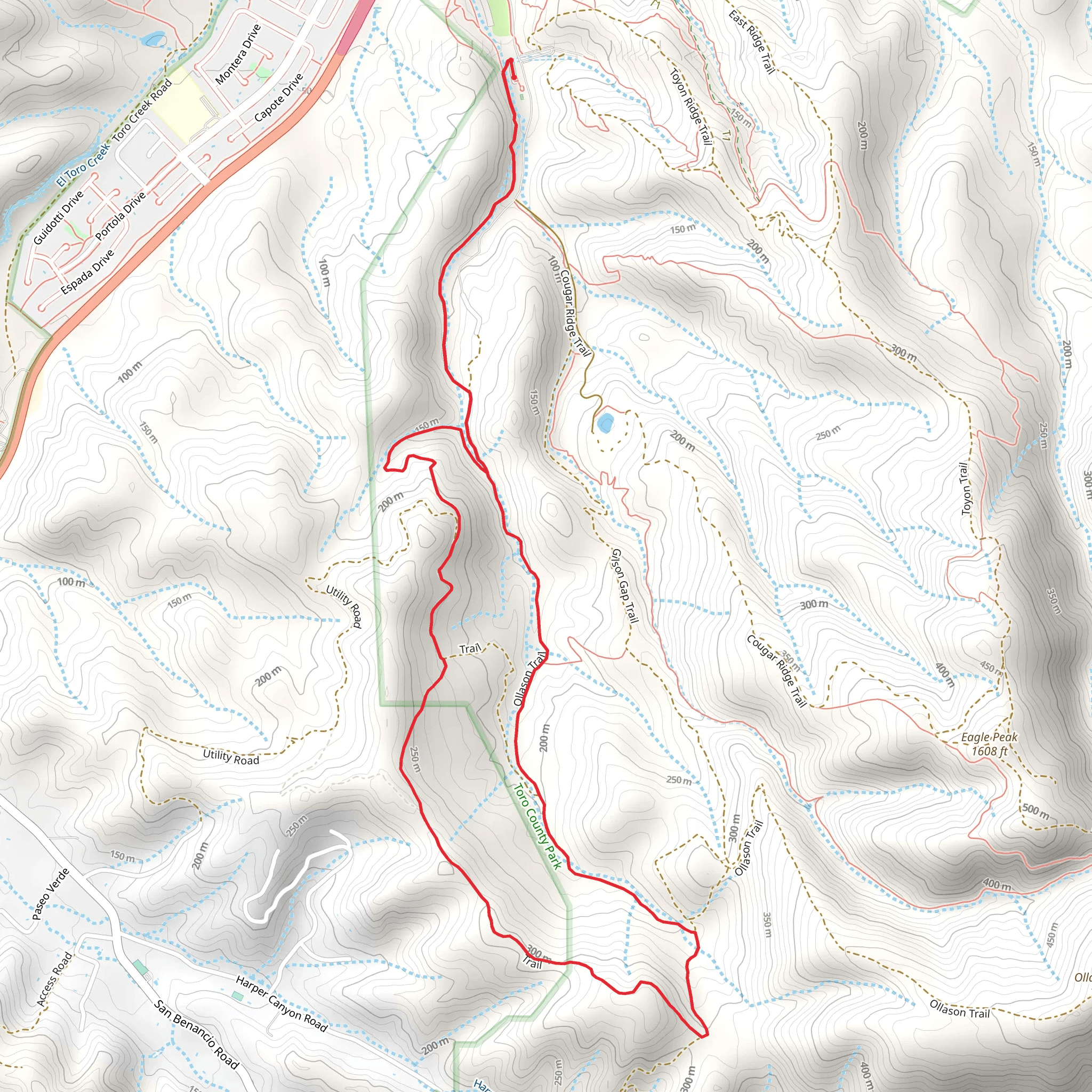 Meyers Loop mobile static map
