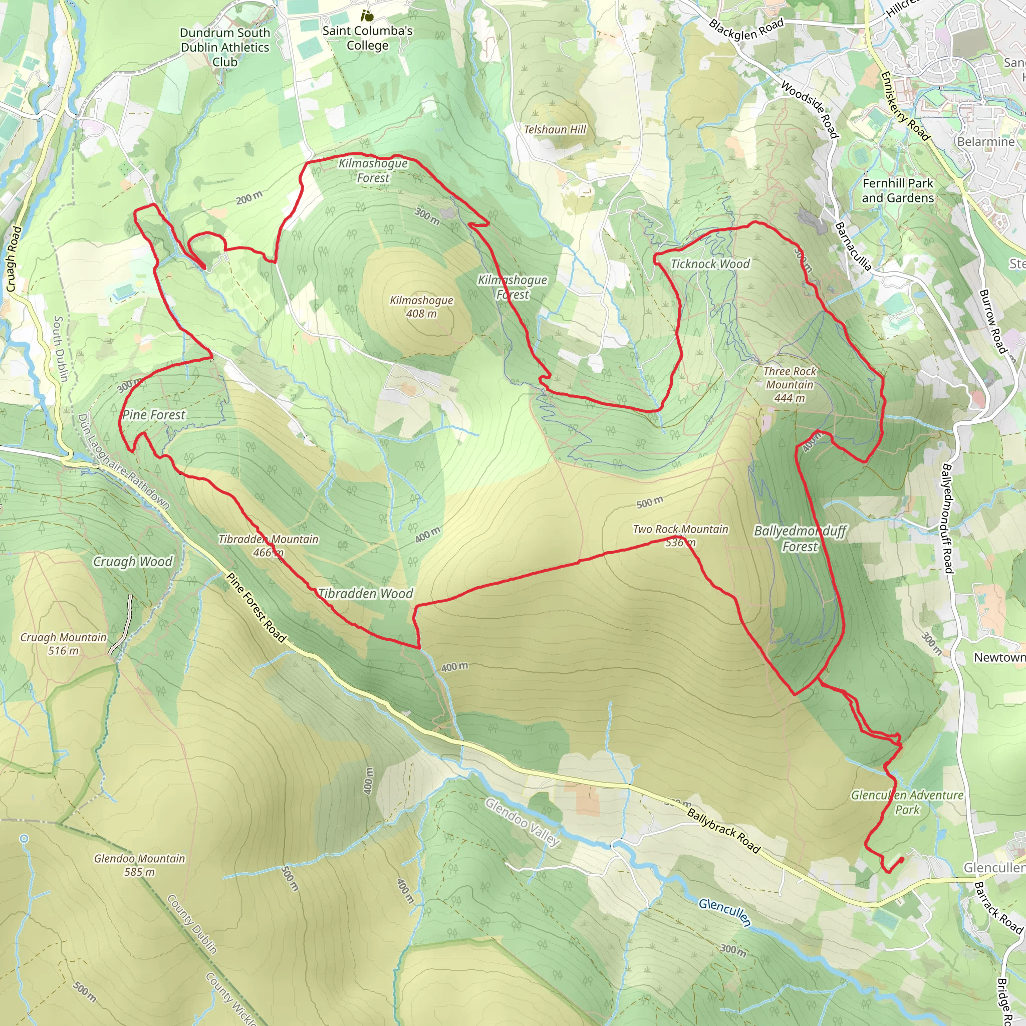 Walk the line 2022 - Long Route mobile static map