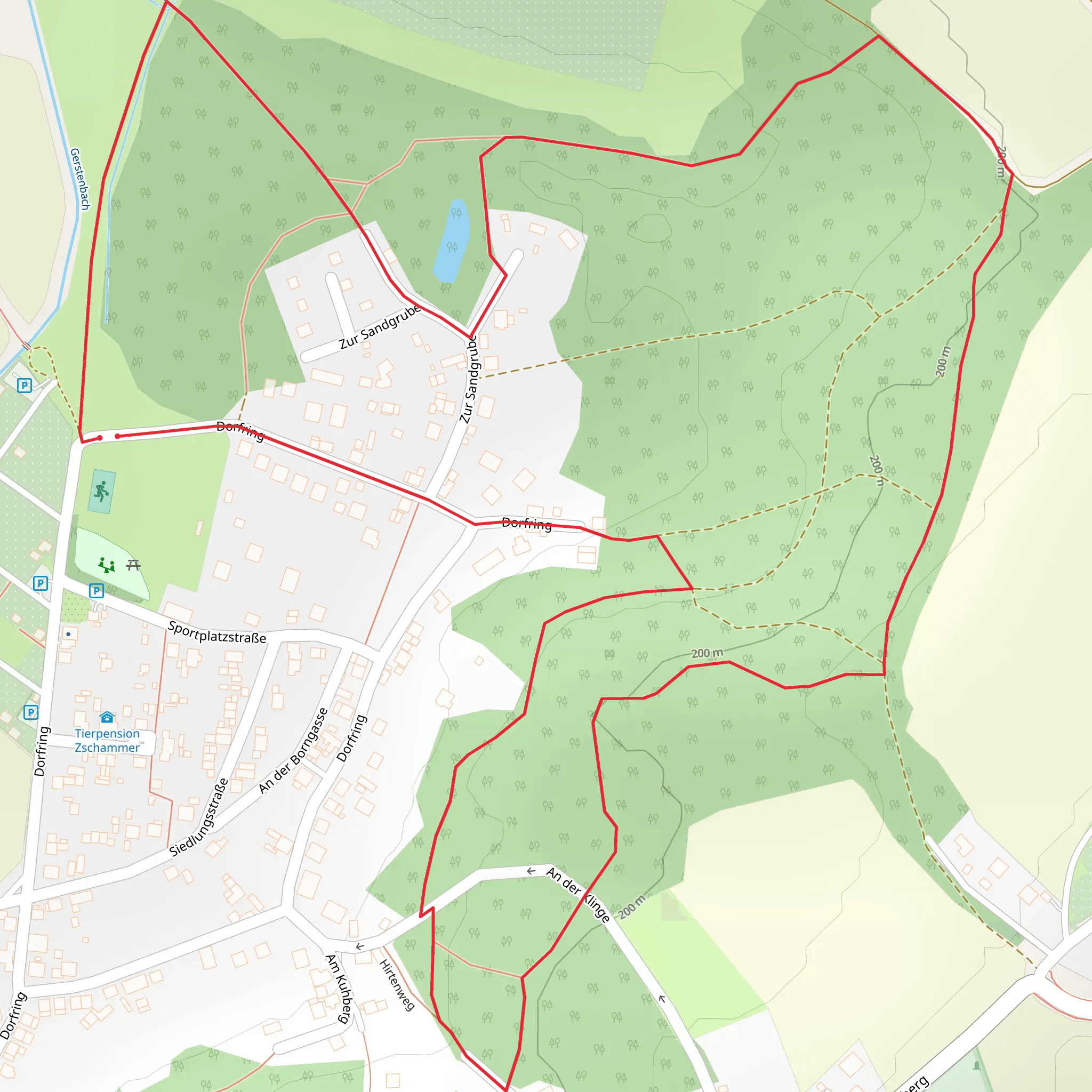 Wilhelm Pieck Siedlung Loop mobile static map