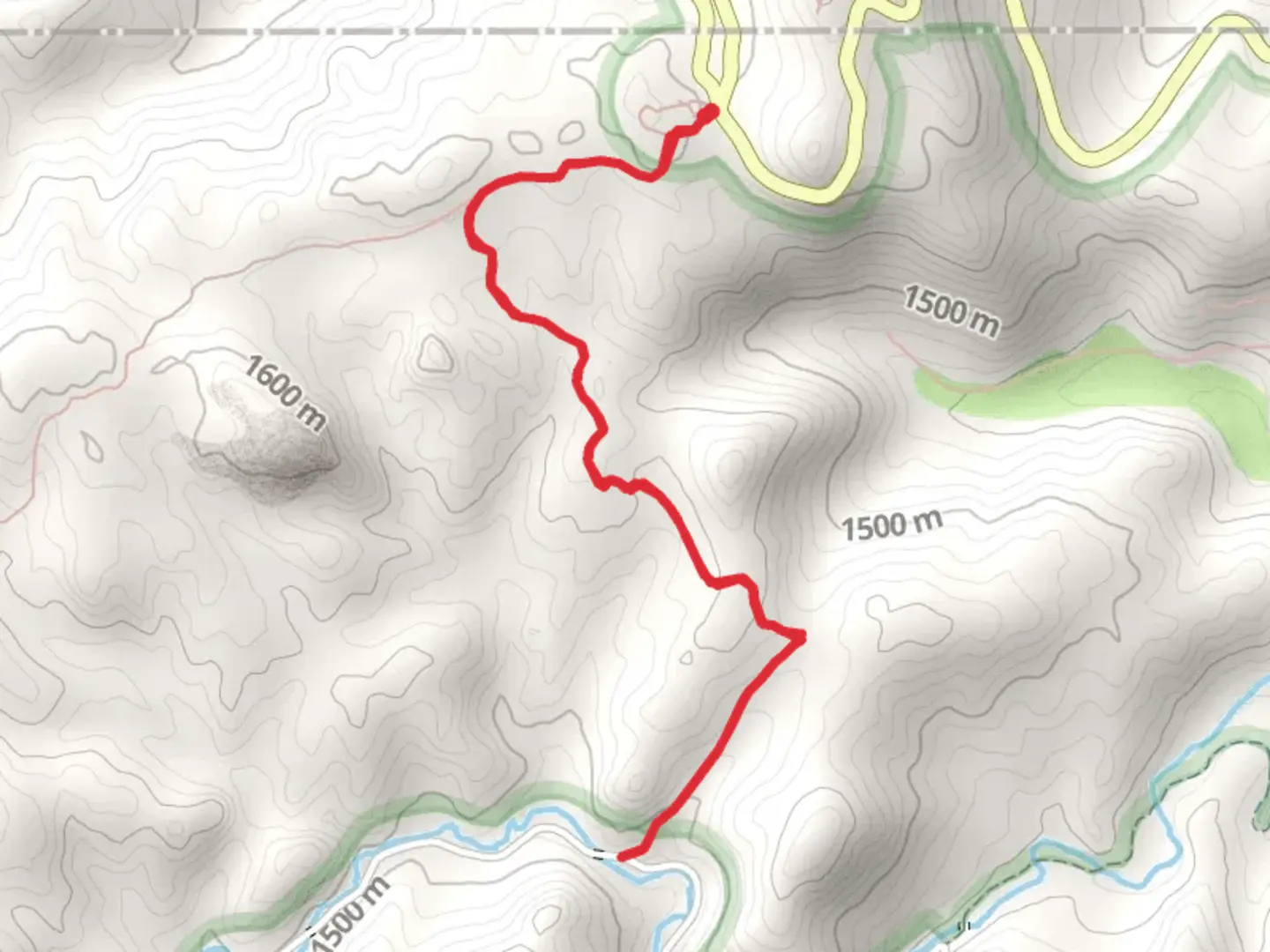 An image depicting the trail Iron Creek and Iron Mountain Trail and its surrounding area.