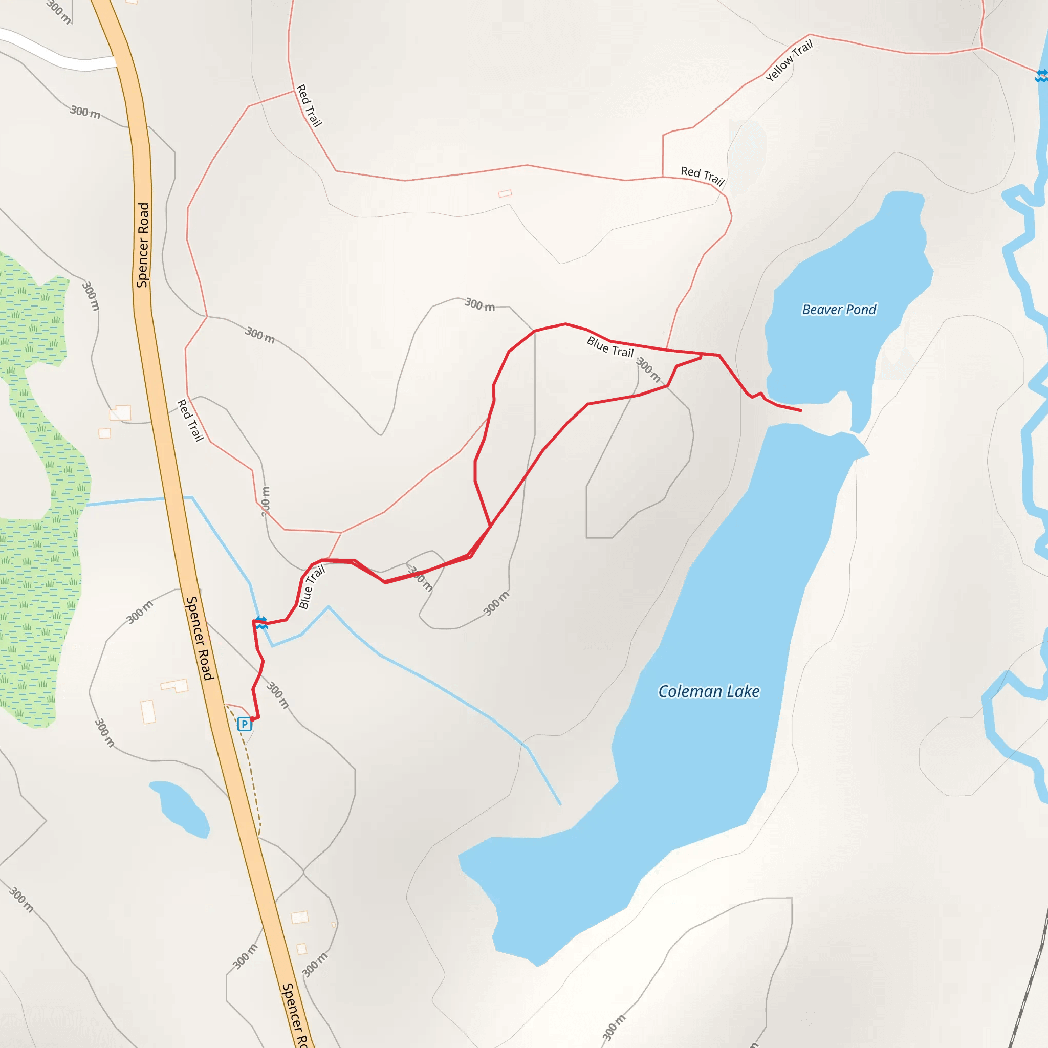 Beaver Pond mobile static map